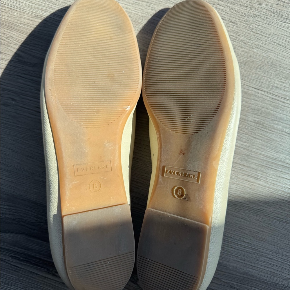 Everlane Women's Cream Flats - Picture 5 of 5